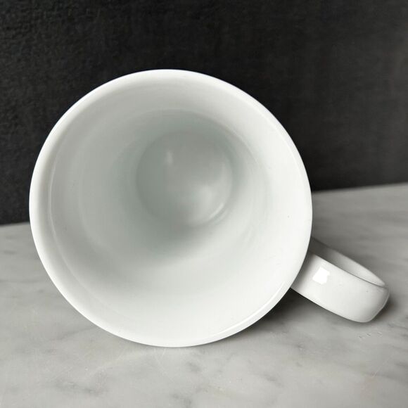 Starbucks White Mug Flare Rim Scroll Handle - Starbucks Coffee Company Cup - Picture 6 of 6